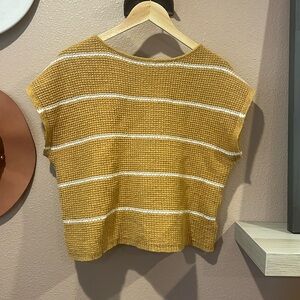 Boxy knit Madewell top XL